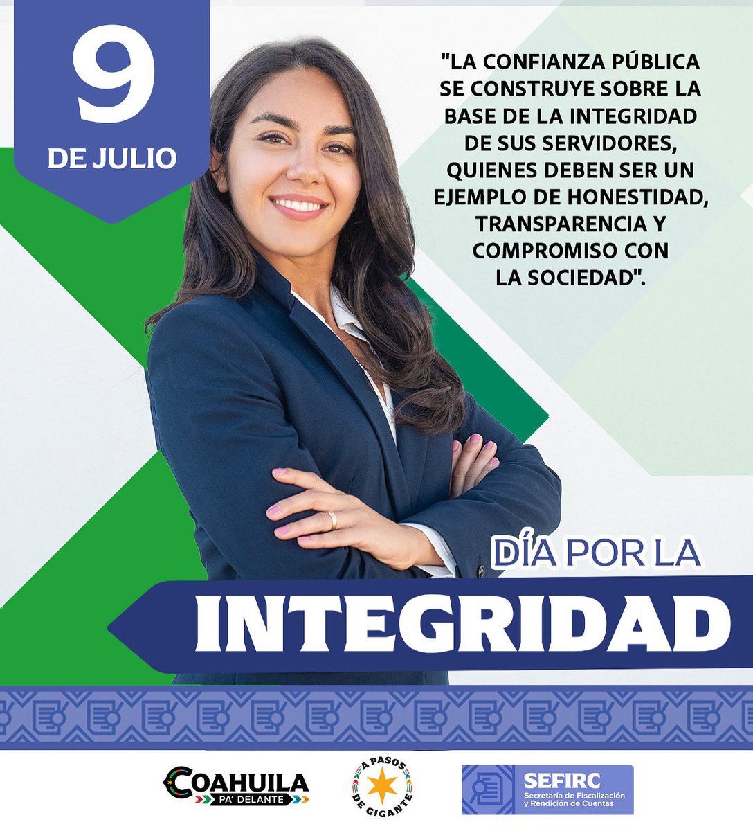 SEFIRCOAH (@sefirc_coah) on Twitter photo Día por la Integridad
Impulsamos la cultura de honestidad, transparencia y rendición de cuentas en la Administración Pública.
#CoahuilaPaDelante
#APasosdeGigante <a href="/GobDeCoahuila/">Gobierno de Coahuila</a> Día por la Integridad
Impulsamos la cultura de honestidad, transparencia y rendición de cuentas en la Administración Pública.
#CoahuilaPaDelante
#APasosdeGigante <a href="/GobDeCoahuila/">Gobierno de Coahuila</a>