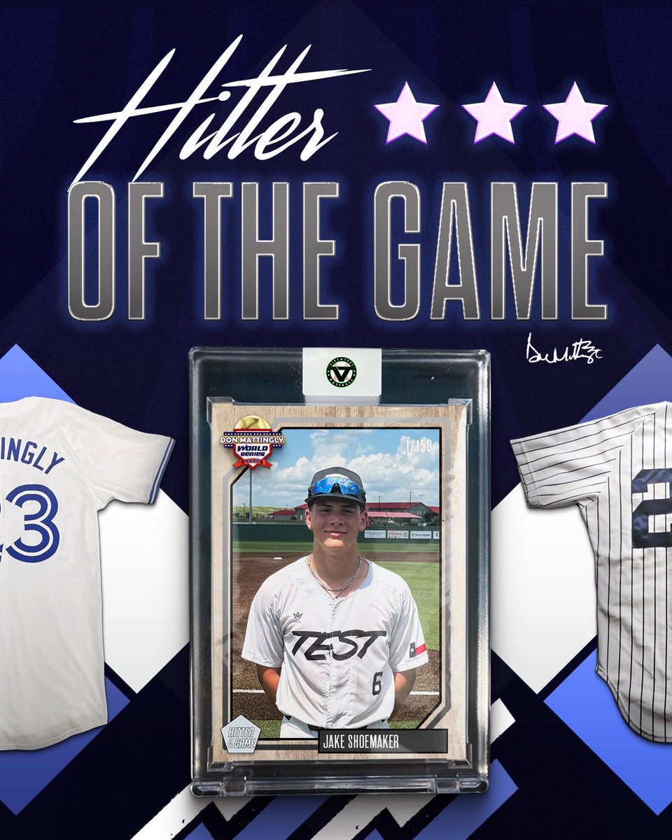 ✭Five Tool Texas✭ (@fivetooltexas) on Twitter photo #MattinglyWS F: <a href="/TESTBSBCLUB/">TESTBaseball</a> Black 7, Wow Factor 2026 DFW Scout 1
PoG: <a href="/connoryoung_8/">Connor Young</a> 4 IP, 4K, 0H
Hitter: <a href="/JakeShoe6/">Jake Shoemaker</a> 2-4, 2B, 2 RBI, R #MattinglyWS F: <a href="/TESTBSBCLUB/">TESTBaseball</a> Black 7, Wow Factor 2026 DFW Scout 1
PoG: <a href="/connoryoung_8/">Connor Young</a> 4 IP, 4K, 0H
Hitter: <a href="/JakeShoe6/">Jake Shoemaker</a> 2-4, 2B, 2 RBI, R