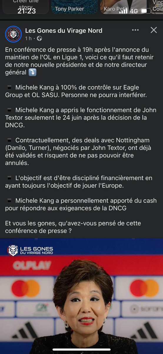 GovouSidney's tweet image. Voilà une annonce qui me plaît pour un nouveau départ ! Allez l’OL
Le plus dur commence mais de façons rationnelles ,certes difficiles ,mais c ce qui est bien ds chaque construction
Maintenant place au terrain ça reste la base ce qui n’était plus le cas depuis trop longtemps !