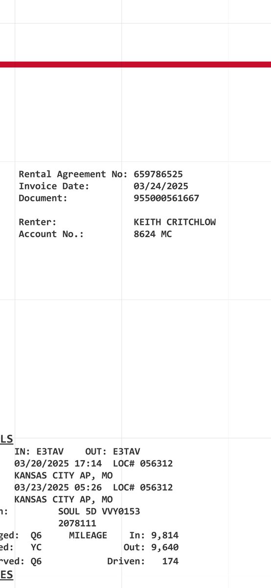 kchamsterdance's tweet photo. @Hertzcar_hub Keith Critchlow, I was the renter. https://t.co/AF0xjQSOkO