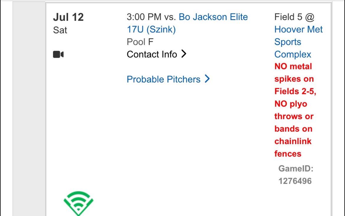 Russ berger (@russberger_1) on Twitter photo I will be pitching in relief for 5 Star Mafia 17u Black on July 12th in the National Elite Championship on Field 5 at Hoover Met Sports Complex at 3 pm wearing #2. Roll Maf!
<a href="/X2_Baseball/">X2 B a s e b a l l</a> <a href="/CHRISTIANBSBALL/">Charlotte Christian Baseball</a> <a href="/Sean__Thomas22/">Sean Thomas</a> <a href="/LukeHagerty/">L u k e H a g e r t y</a> <a href="/5star2026/">2026 5 Star National</a> I will be pitching in relief for 5 Star Mafia 17u Black on July 12th in the National Elite Championship on Field 5 at Hoover Met Sports Complex at 3 pm wearing #2. Roll Maf!
<a href="/X2_Baseball/">X2 B a s e b a l l</a> <a href="/CHRISTIANBSBALL/">Charlotte Christian Baseball</a> <a href="/Sean__Thomas22/">Sean Thomas</a> <a href="/LukeHagerty/">L u k e H a g e r t y</a> <a href="/5star2026/">2026 5 Star National</a>