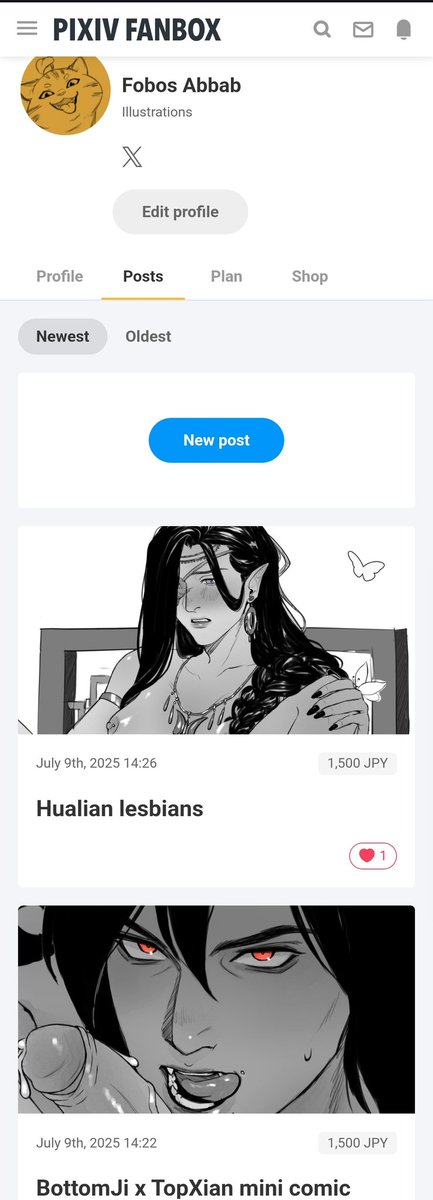 FobosGS's tweet image. I created a FANBOX account because I had problems with Ptreon. The level price is higher because of the commission, sorry for the inconvenience 🙏. Until I solve the Ptreon issue I will publish exclusive content here!