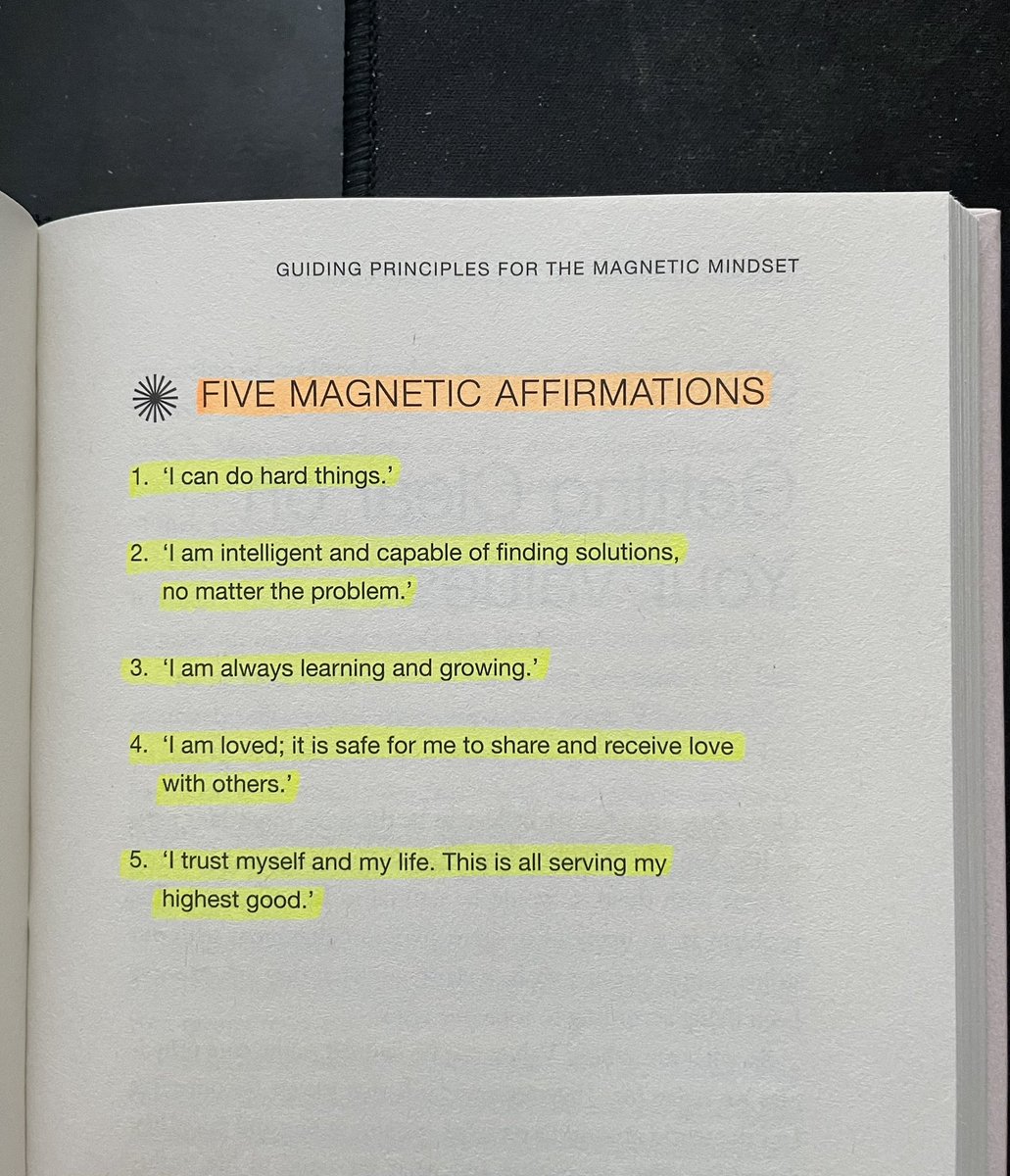 Five Magnetic Affirmations ‼️