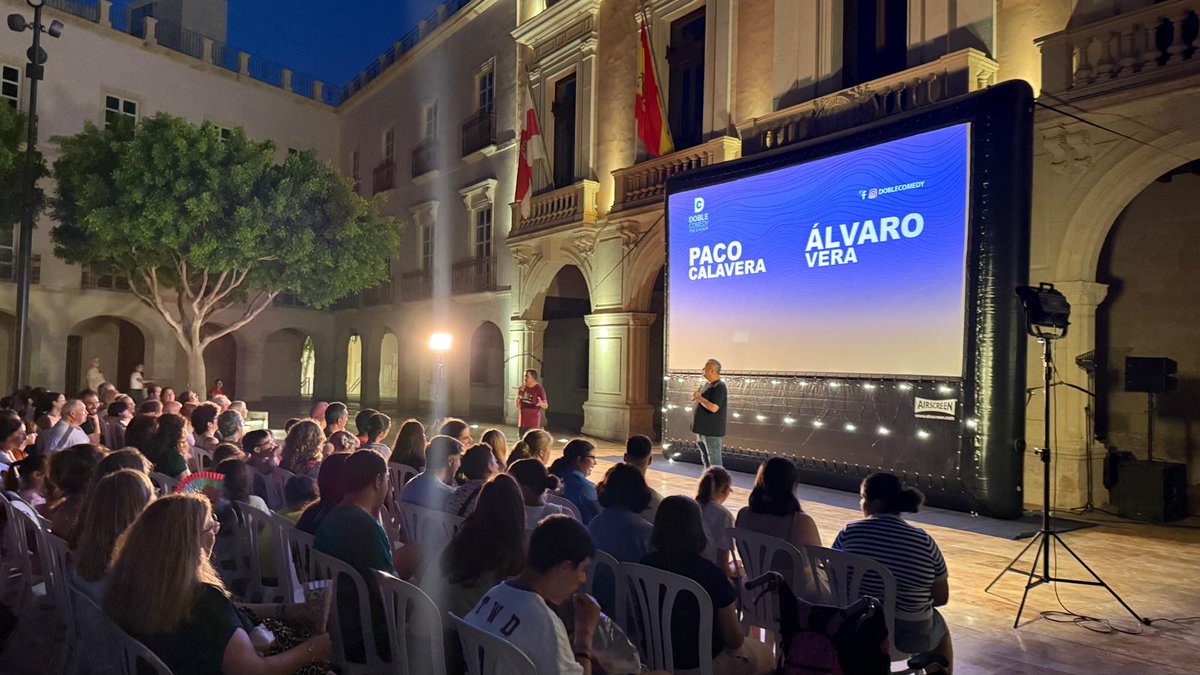 Almería Cultura (@culturalmeria) on Twitter photo 📽 Segunda de Doble Comedy, hoy con Calavera y Alvarito y la película "Jumanji". #AlmeriaEsCultura <a href="/aytoalm/">Ayuntamiento de Almería</a> <a href="/WindCruz/">Diego Cruz</a> 📽 Segunda de Doble Comedy, hoy con Calavera y Alvarito y la película "Jumanji". #AlmeriaEsCultura <a href="/aytoalm/">Ayuntamiento de Almería</a> <a href="/WindCruz/">Diego Cruz</a>
