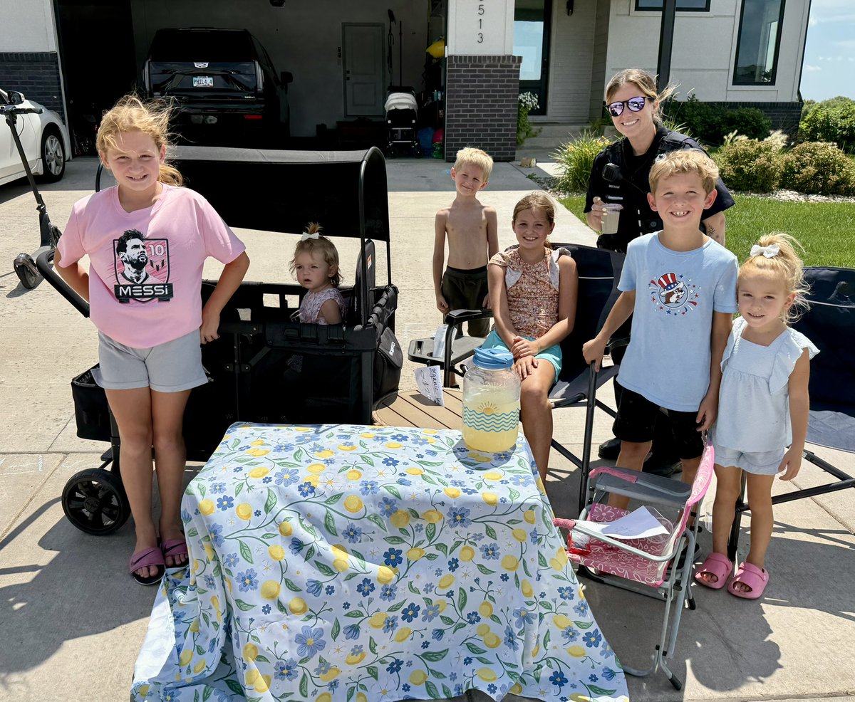 Tis the season! 🍋 #CommunityFirst #SweetSummertime #CopsAndKids