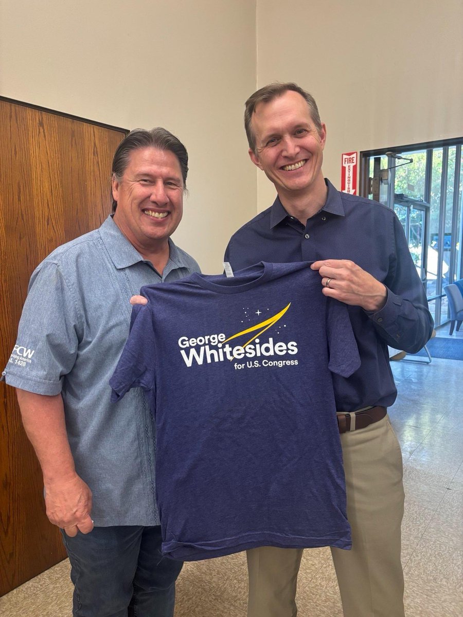 gtwhitesides's tweet image. Yesterday, the @LADemocrats held a meeting in the Antelope Valley, where I was able to talk about the importance of our region and what’s at stake for working families.
Defending this seat and flipping the House will run directly through the AV. In Congress, I'll keep working…