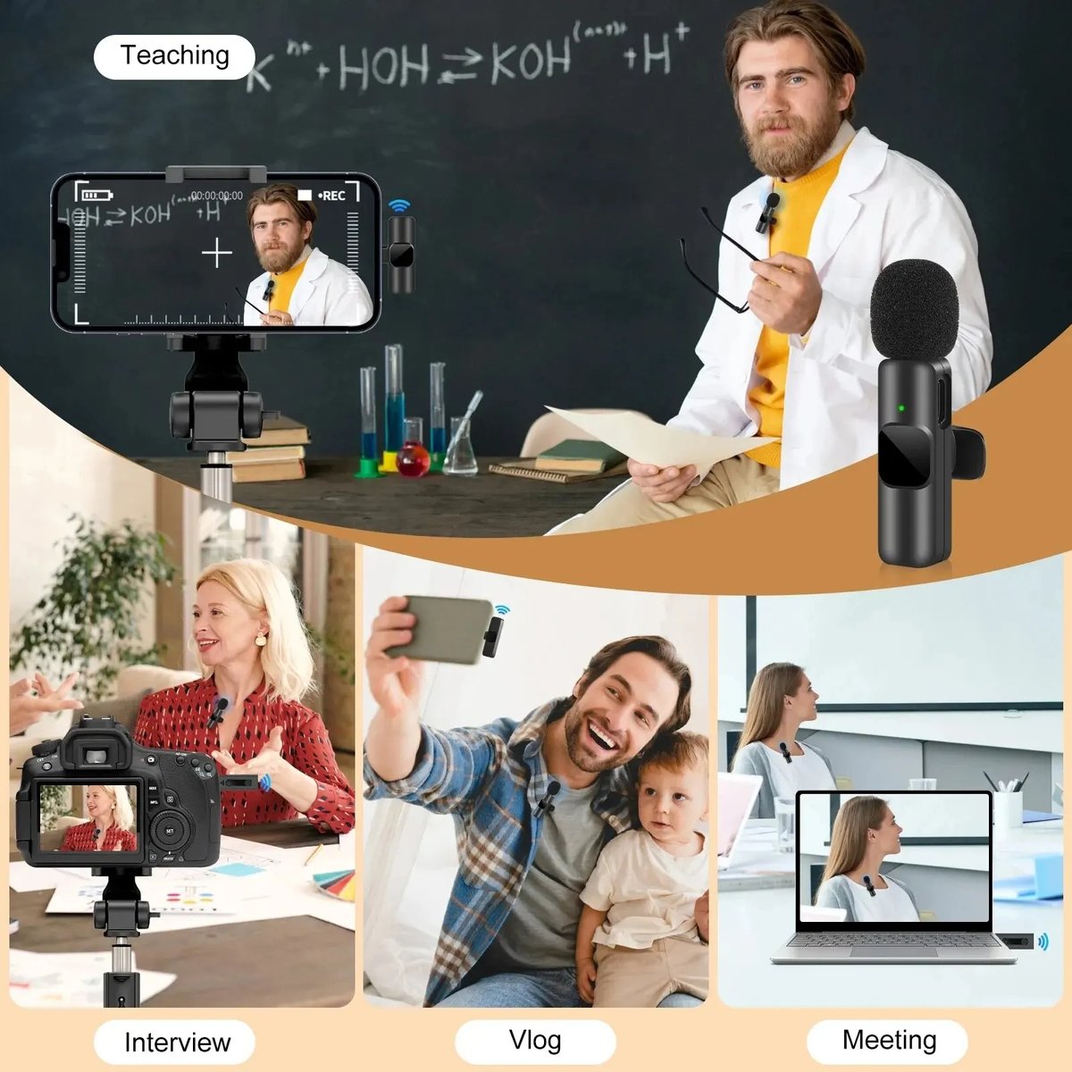 🎙️ صوت واضح؟ من أول تسجيل!
🎒 صغير بالحجم، كبير بالأداء
📡 مدى يصل إلى 20 متر!
📱 متوافق مع كل أجهزتك
⚡ بدون تطبيق؟ إي نعم… شبّك وابدأ
s.click.aliexpress.com/e/_opbEb50