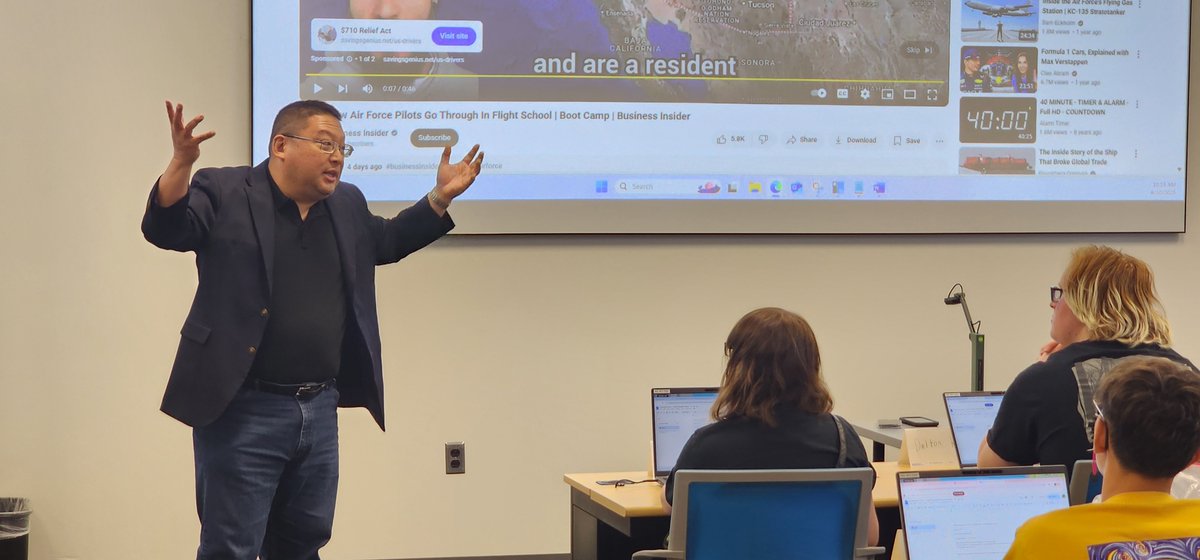 az_cyber's tweet image. Incredible insights from AZ Cyber Board Member Pete Kim at our @uarizona bootcamp! He told students: "You can be that F-35 pilot someday... Keep learning and never give up chasing your goals!" Thanks, Pete, for showing what's possible!