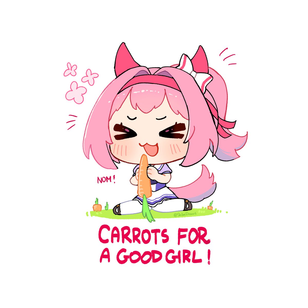 Getting strength for races 🥕 #umamusume #haruurara #ウマ娘