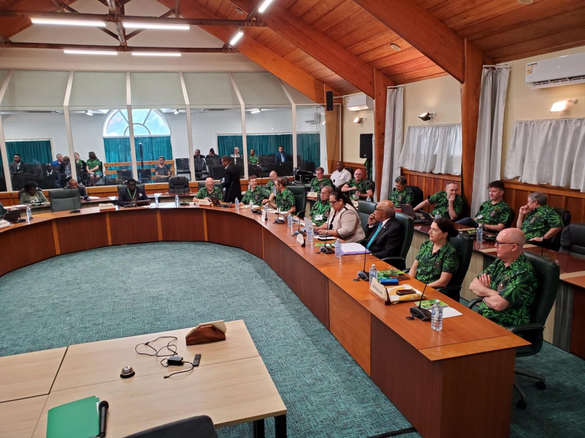 UNDP_Pacific's tweet image. Nauru 🇳🇷 hosts 54th Presiding Officers & Clerks Conference with 45 delegates from 17 Pacific parliaments to advance dialogue on autonomy & governance, supported by @dfat, @MFATNZ & UNDP through Nauru Accountable & Inclusive Governance Project. Read more: zurl.co/nlzvd