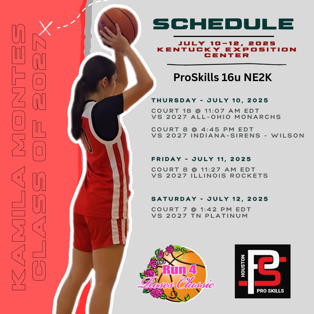 Kamila Montes (@kamila_hoops) on Twitter photo Come check out my team and I at the <a href="/TFNsRun4Roses/">TFN's Run 4 Roses</a> tournament ❤️🖤🏀🌹
<a href="/CoachHaskins626/">Coach Khalondre Haskins</a> <a href="/ProskillsHTX/">Nike Proskills Houston</a>
#Run4Roses #Run4TheRoses Come check out my team and I at the <a href="/TFNsRun4Roses/">TFN's Run 4 Roses</a> tournament ❤️🖤🏀🌹
<a href="/CoachHaskins626/">Coach Khalondre Haskins</a> <a href="/ProskillsHTX/">Nike Proskills Houston</a>
#Run4Roses #Run4TheRoses