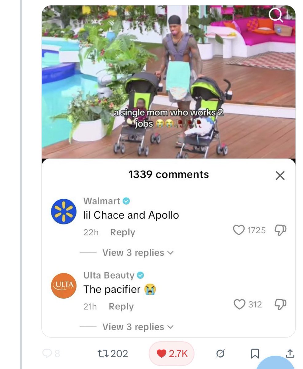 ursula082's tweet image. Despite the hate, shout out to the brands that have been supportive to Chelley and Ace. Sprite, Ultabeauty, Nyx, Walmart, Garnier Skincare etc #loveislandusa