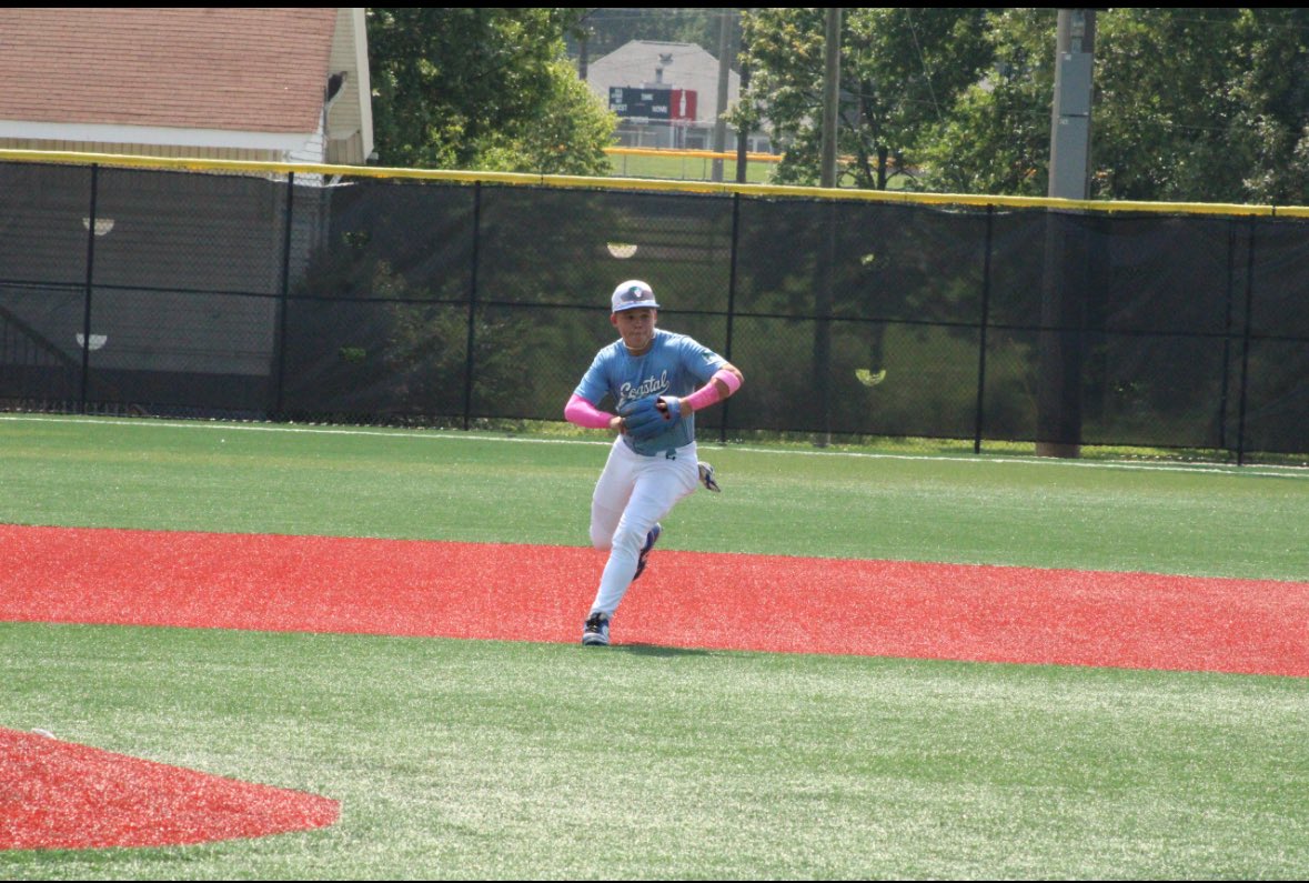 MSylkatis28's tweet image. Great 4th of July weekend @CSA_Training and @PerfectGameUSA at the 15u National Elite Championship.
Had a solid weekend at the plate going 4 for 9 with a 2B, 3B, 2 BB, and 1 HBP.
-.333 AVG
-.500 OBP
-.667 SLG
-3 RBI
-3 SB
-2 XBH
Next up will be in Pensacola with @ScoutSE.…