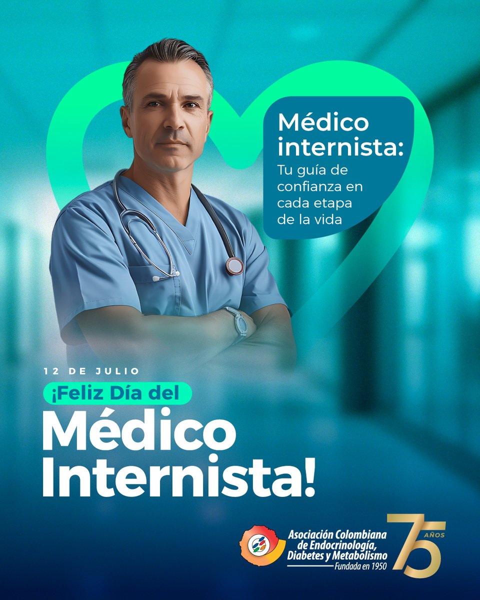 Hoy celebramos a quienes conocen a sus pacientes por nombre, historia y contexto. Los médicos internistas son el primer contacto, el seguimiento constante y el acompañamiento integral en la salud. Gracias por su compromiso, empatía y entrega diaria en cada comunidad.