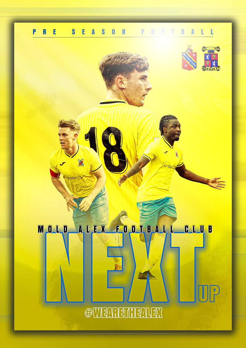 Mold Alex FC (@moldalexfc1929) on Twitter photo The Alex look to stretch their legs again on Friday evening
as we travel down the A55 to face <a href="/Bangor1876/">Bangor City 1876 FC</a> in our final game of our pre season fixtures.
⏲️ 7:30pm KO
📍 Treborth, Grass Pitch The Alex look to stretch their legs again on Friday evening
as we travel down the A55 to face <a href="/Bangor1876/">Bangor City 1876 FC</a> in our final game of our pre season fixtures.
⏲️ 7:30pm KO
📍 Treborth, Grass Pitch