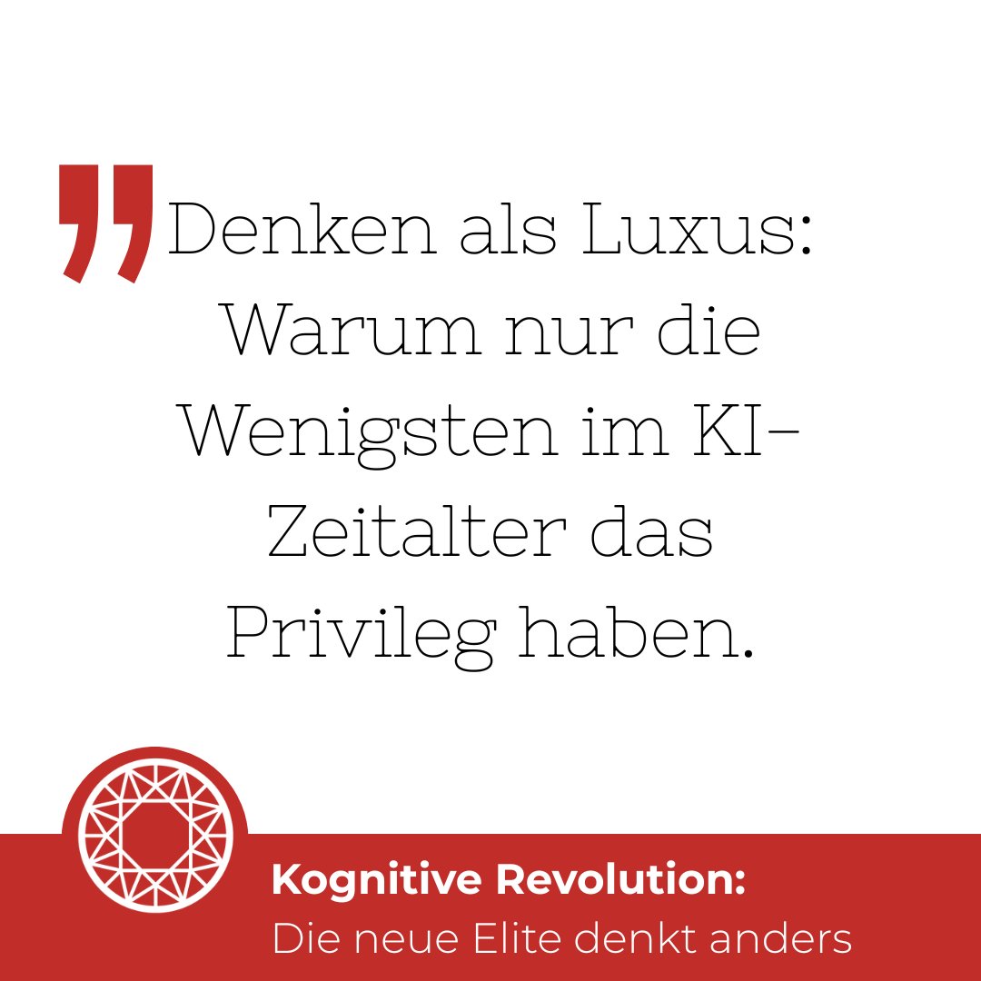 richard_diks's tweet image. Denken wird zum Privileg: Effizienzwahn ersetzt Tiefgang – nur 12 % der Wissensarbeiter reflektieren systematisch. Ohne Reflexion drohen teure Fehlentscheidungen &amp;amp; Austauschbarkeit. Mach Denken wieder zum Standard! #KognitiveRevolution #AILeadership #successcodes