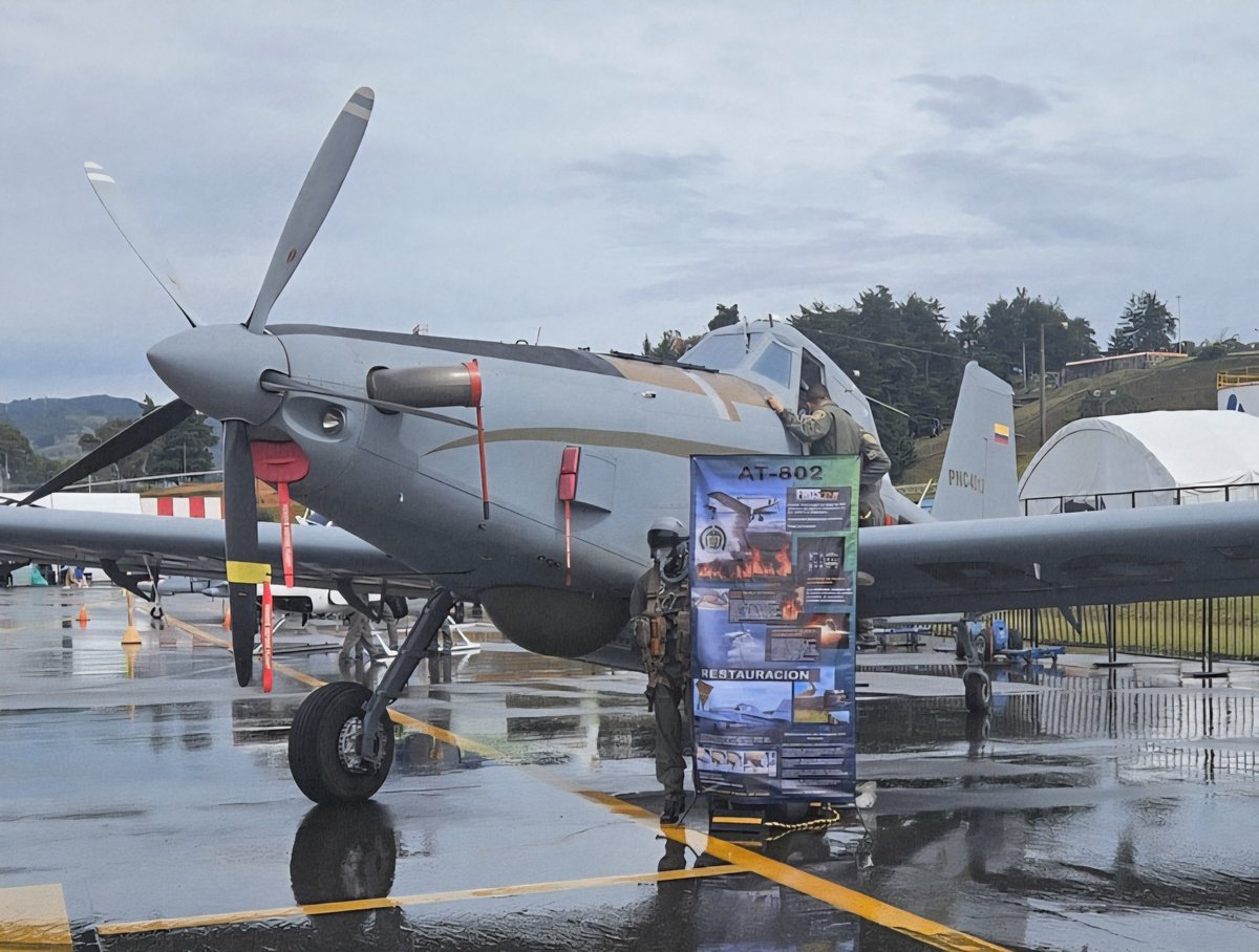 Erich Saumeth Cadavid (@erichsaumeth) on Twitter photo -<a href="/Infodefensa/">Infodefensa</a> En #fair2025 <a href="/L3HarrisTech/">L3Harris</a> con el OA-1K y los AirTractor dela <a href="/PoliciaColombia/">Policía de Colombia</a> -<a href="/Infodefensa/">Infodefensa</a> En #fair2025 <a href="/L3HarrisTech/">L3Harris</a> con el OA-1K y los AirTractor dela <a href="/PoliciaColombia/">Policía de Colombia</a>