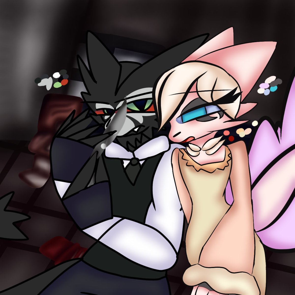Josefa140619's tweet photo. Everyone prefers references, rather than their preferences✨
(Well, in case no one knows what reference I used, it's the Sweeny Todd movie.)
#zarude #kitzuiet #fakemon #Pokemon #sweenytodd #drawings #ibispaint #fanart #myart https://t.co/wuhQSJqwuk