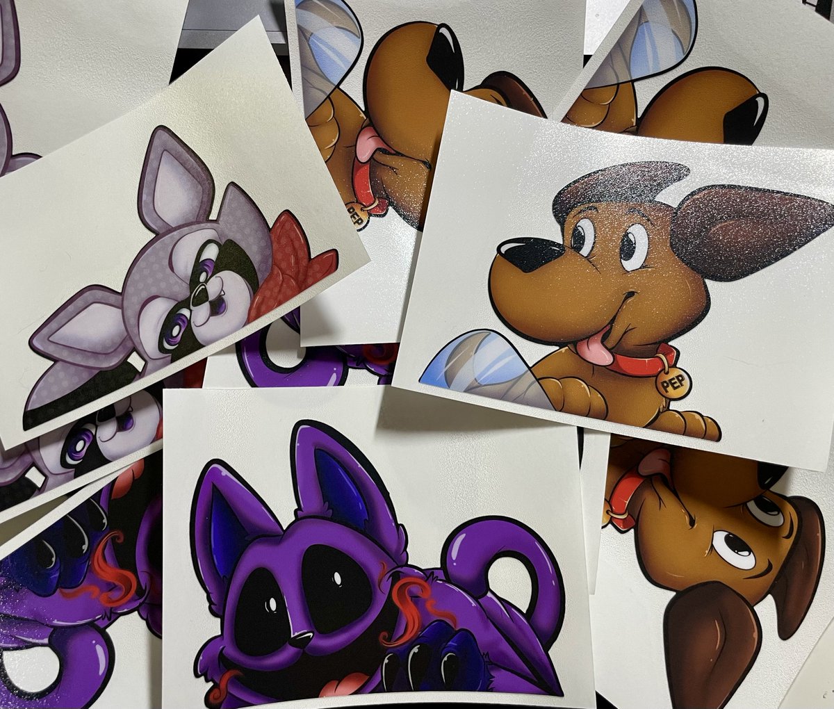 Slowly putting up new merch this week now AC is over.
 Peekers are up on the sh0p!! 
which one of these fluffy friends going on your car?