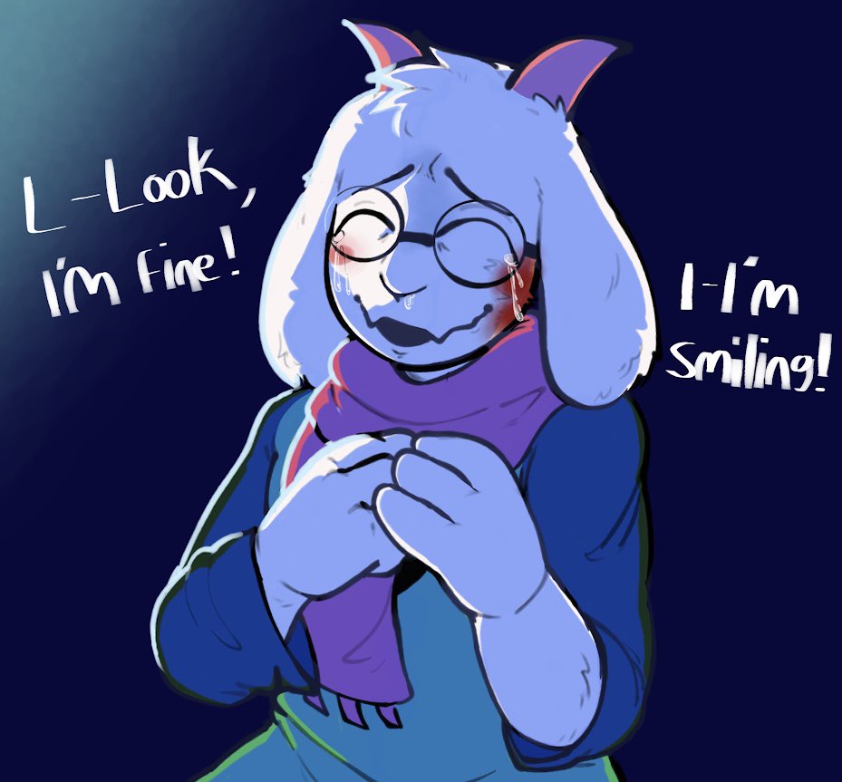 Deltarune chapter 4 spoiler!!!

Ralsei breaks my heart so much someone get this fella a hug or two 💔
#DELTARUNE #deltarunespoilers