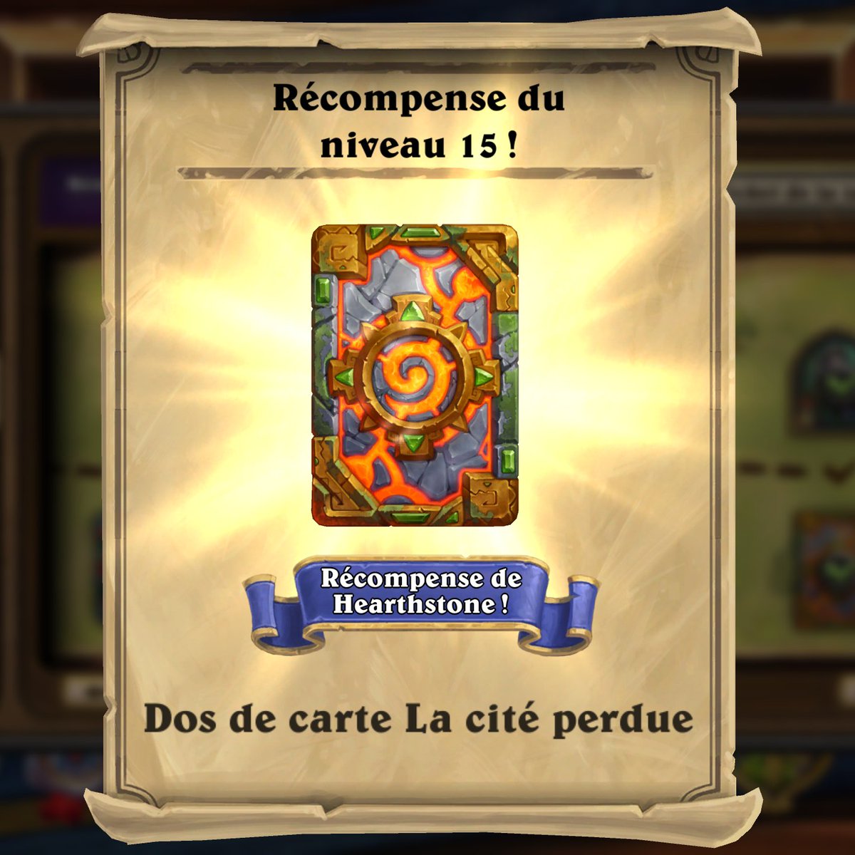 New rewards 😍 #Hearthstone