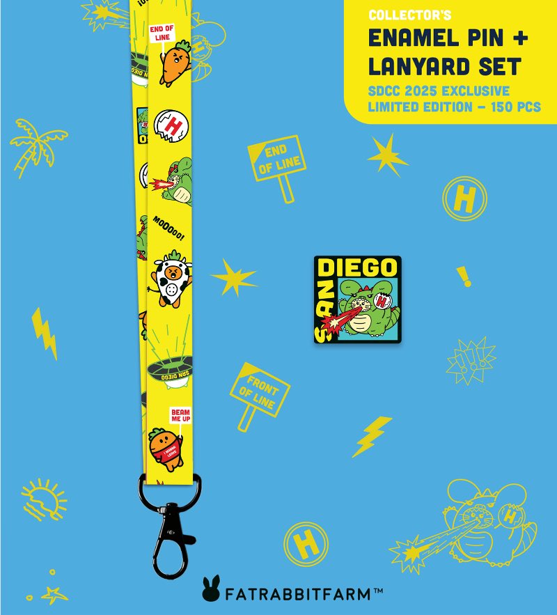 Fat Rabbit Farm SDCC booth 4533 tweet media