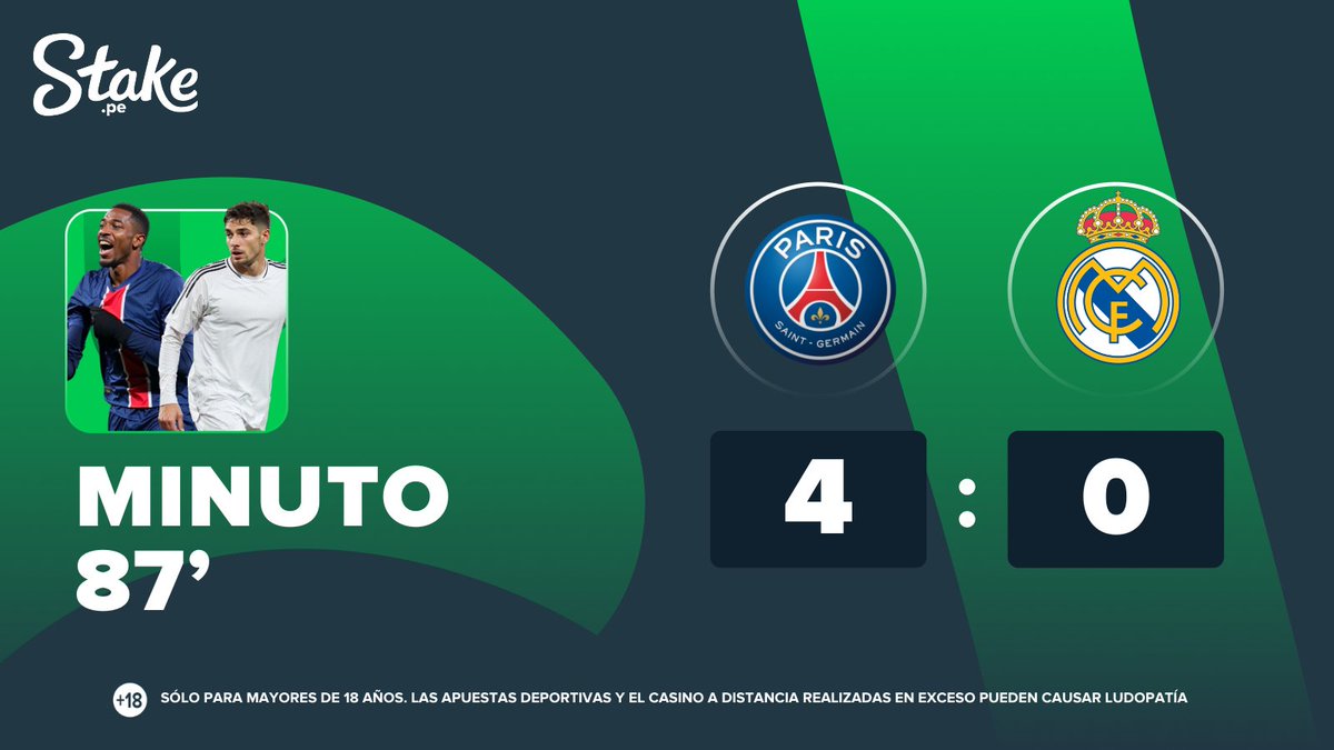 PeruStake's tweet photo. #PSGvsRM por #MundialDeClubes🏆
GOOOOOOOOL DEL PSG ⚽️
Gonzalo Ramos 🇵🇹 sella la victoria con dedicatoria a Diogo Jota 🕊️
Apuesta aquí: https://t.co/EctROCkdF3 https://t.co/wi3vXirB9V