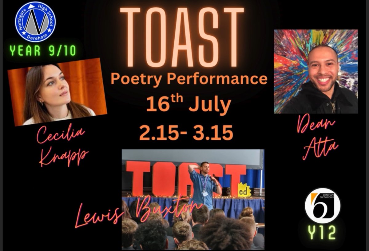 Northgate Library (@ngatelibrary) on Twitter photo Looking forward to welcoming back <a href="/ToastPoetry/">TOAST Poetry</a> <a href="/LewisBuxton93/">Lewis Buxton</a> along with two amazing poets @deanatta <a href="/_ceciliaknapp_/">cecilia knapp</a> <a href="/NgateDereham/">Northgate High School</a> <a href="/UETDSFC/">Dereham Sixth Form</a> <a href="/UkslaN/">SLA Norfolk and Suffolk Branch</a> Looking forward to welcoming back <a href="/ToastPoetry/">TOAST Poetry</a> <a href="/LewisBuxton93/">Lewis Buxton</a> along with two amazing poets @deanatta <a href="/_ceciliaknapp_/">cecilia knapp</a> <a href="/NgateDereham/">Northgate High School</a> <a href="/UETDSFC/">Dereham Sixth Form</a> <a href="/UkslaN/">SLA Norfolk and Suffolk Branch</a>