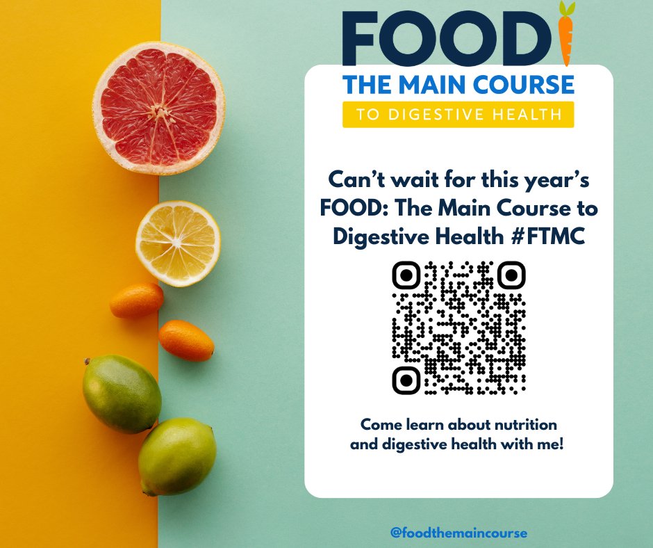 I'm very excited to be attending again this year FOOD: The Main Course conference in Ann Arbor, MI from August 6-8. Hope to see many of you there. #FTMC