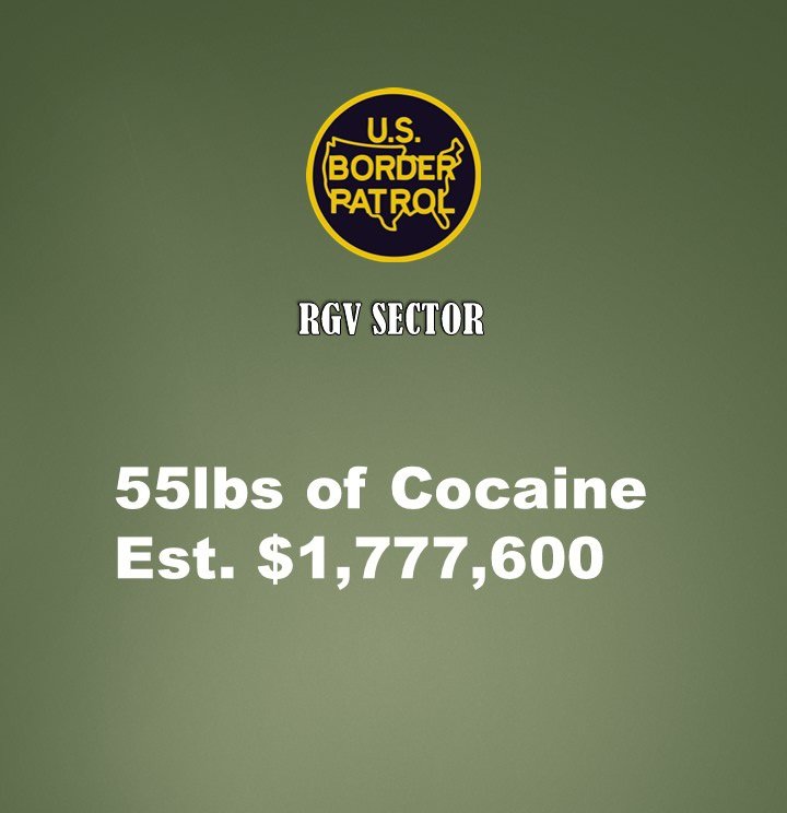 USBPChiefRGV's tweet image. 🚨 Cocaine Smuggler Busted
On July 3, RGV Border Patrol Agents at the Falfurrias Checkpoint seized approximately 55lbs. of cocaine—worth ~ $1.77M—hidden in a tractor trailer.
Suspect arrested. High Tech and Agents vigilance stopped this threat.
#RGV #BorderSecurity #Cocaine