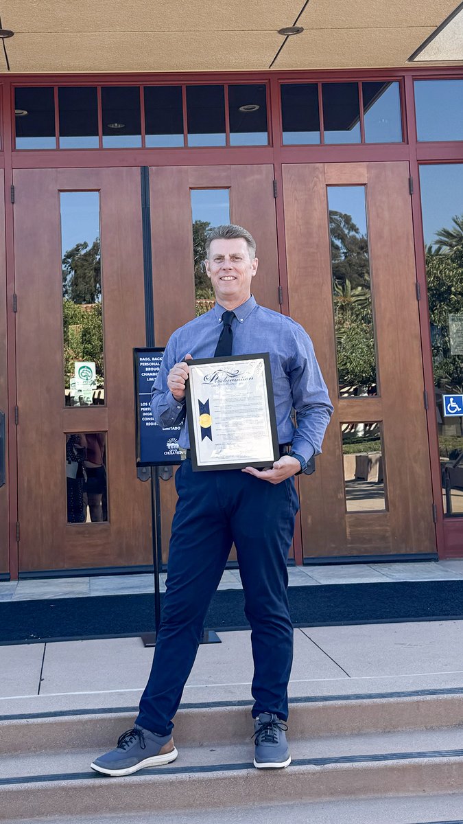 It is official, July 8th is Mr. Chula Vista Day. Yesterday I received my proclamation from the city. Thank you to everyone for the support. This is amazing.