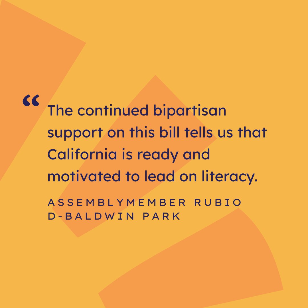 edvoice's tweet image. BREAKING NEWS: Another hurdle passed for #AB1454 after the Senate Ed Committee voted 7-0 today in favor of (1) evidence-based reading materials in all classrooms and (2) admin/reading specialist prep program standards aligning with evidence-based means of teaching literacy.
This…