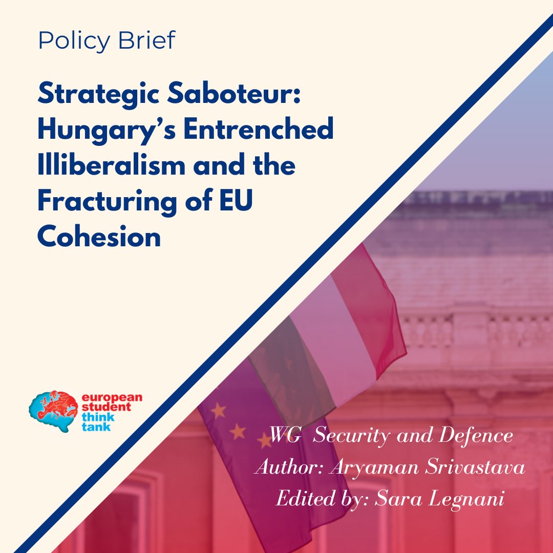 Hungary’s entrenched illiberalism has become a central internal challenge to the EU’s ability to act as a unified global actor. 🌍

👉 Explore what the EU should do to limit such effects.

🔗 esthinktank.com/2025/07/10/str…