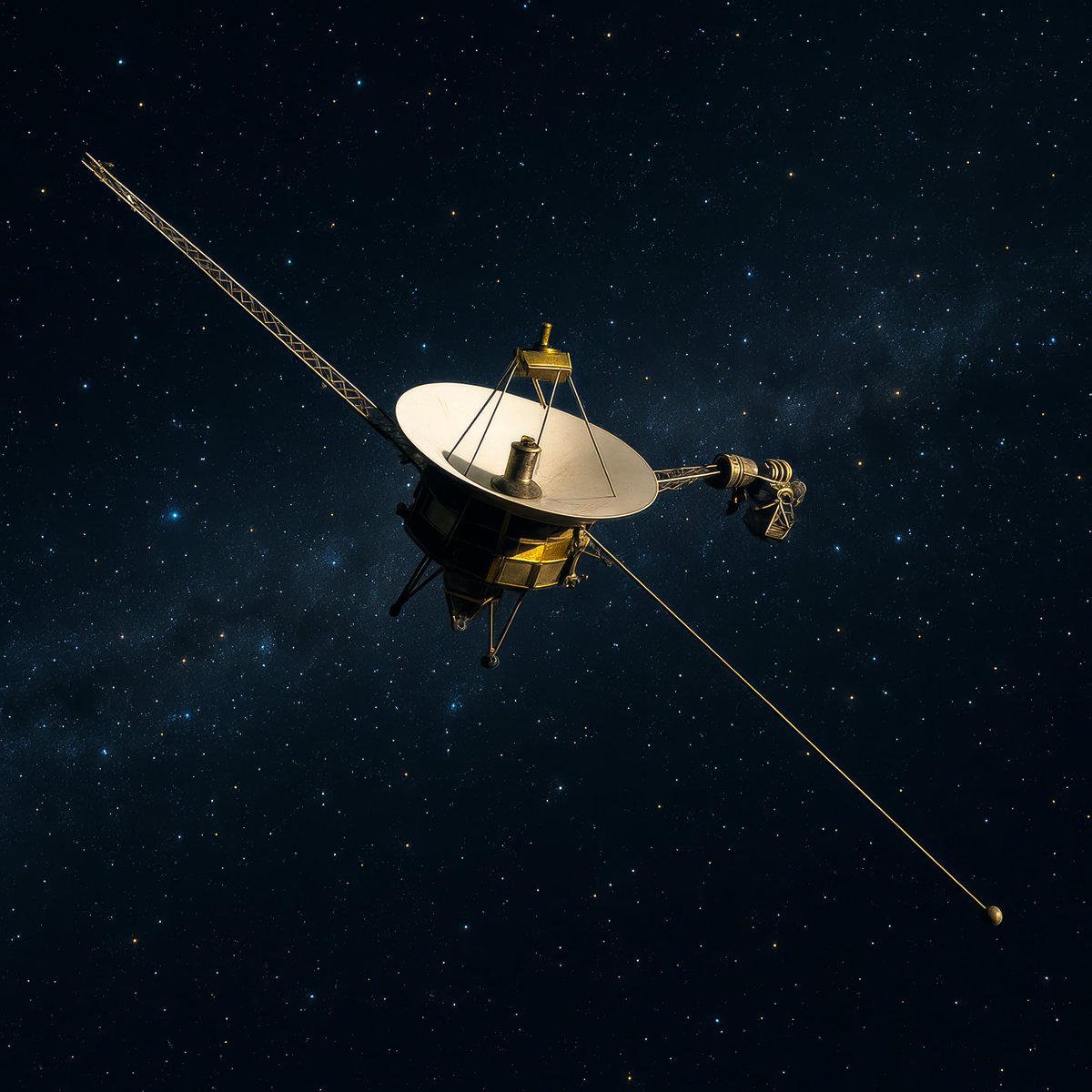 NASA's Voyager 1 has been flying through space for 48 years — and it's still not even a full light-day away.
