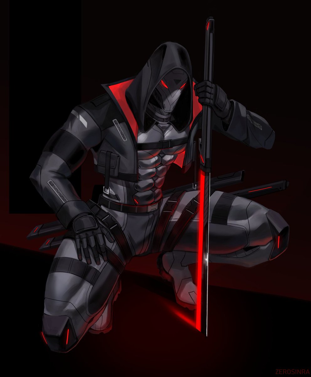 Zerosinra's tweet image. Black and red assassin 🔻