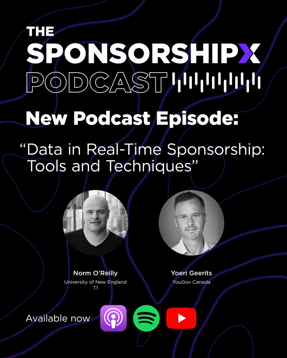 If you’re in the business of impact, episode 7 of our ROI-focused season is an essential listen for understanding how real-time data reshapes sponsorship strategy and performance measurement.

Give it a listen wherever you get your podcasts!
sponsorshipx.com/news?category=…