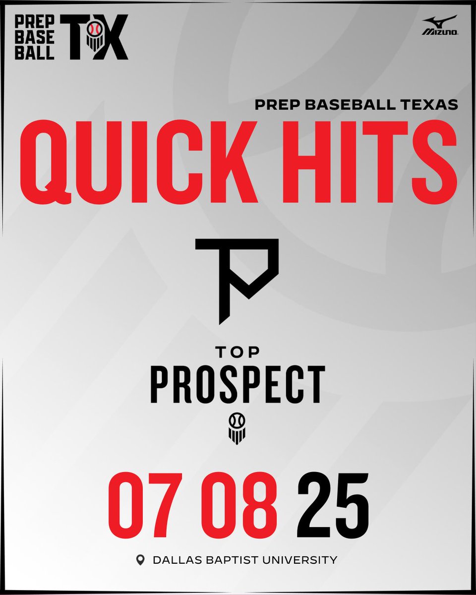𝐓𝐨𝐩 𝐏𝐫𝐨𝐬𝐩𝐞𝐜𝐭 𝐆𝐚𝐦𝐞𝐬 𝐃𝐚𝐥𝐥𝐚𝐬: 𝐐𝐮𝐢𝐜𝐤 𝐇𝐢𝐭𝐬 📝

+ Scouting takeaways on some of the standouts from the Top Prospect Games: Dallas.

1️⃣1️⃣ prospects mentioned, within.👇

🔗: loom.ly/YfIbwU0