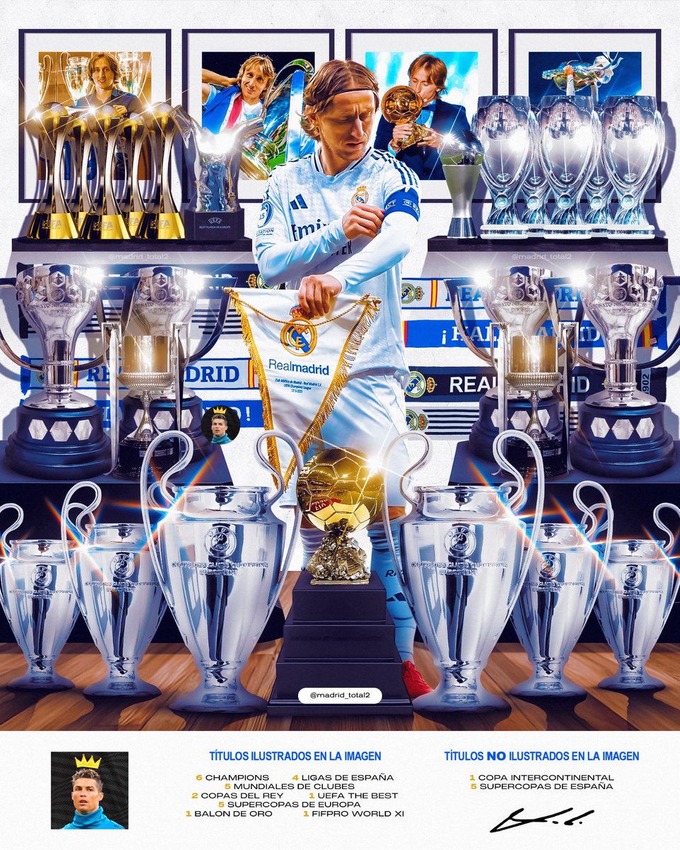 “No llores porque terminó, sonríe porque sucedió”. - Luka Modrić

Gracias y mucho éxito en lo que sigue, goat. 🐐