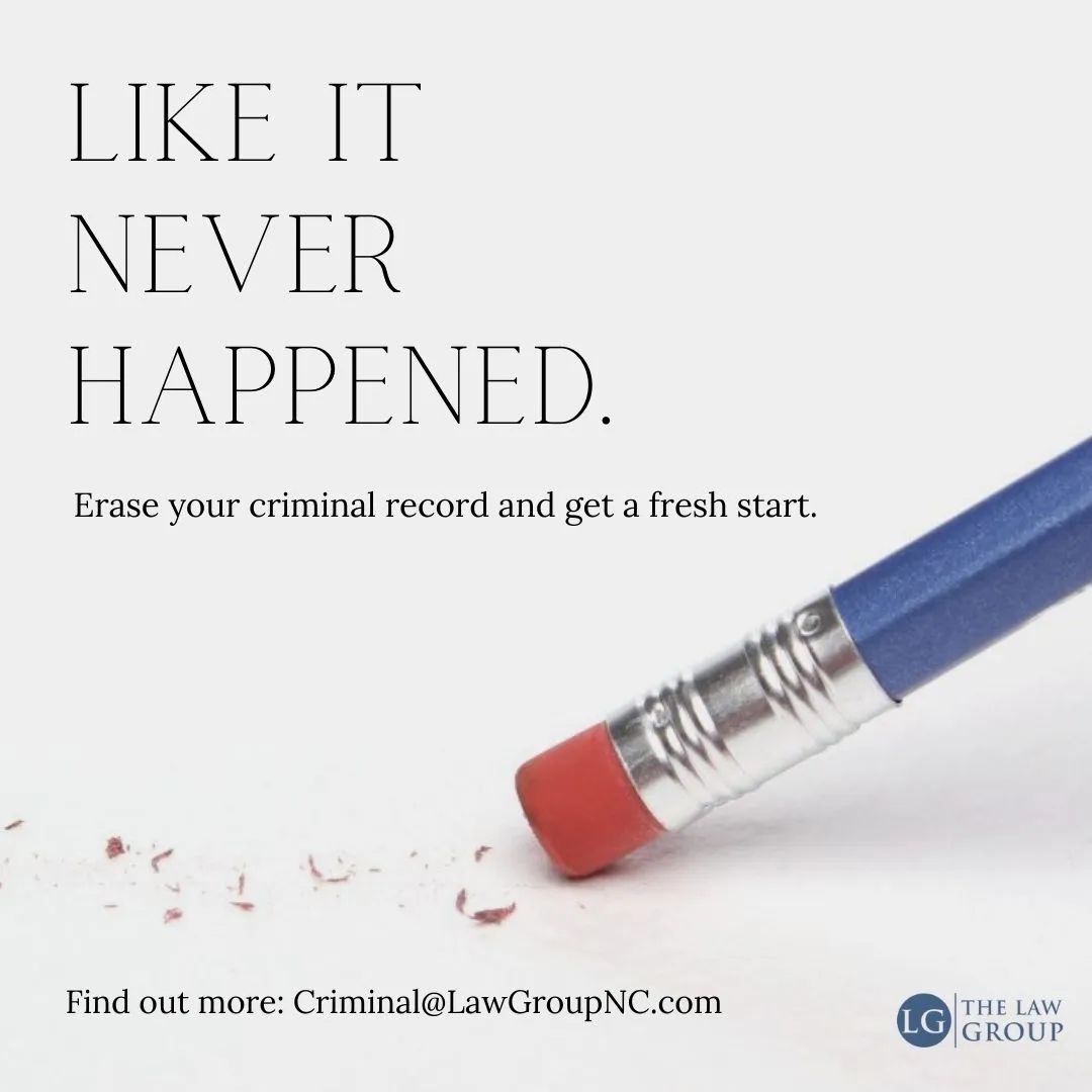 LawGroupNC's tweet photo. Everyone deserves a second chance. Call us today for a free consultation to find out if you're eligible for expungement of your criminal record.

#expungement #freshstart #TheLawGroup #LGNC #attorneys #lawyers #legalhelp #law #lawfirm #lawpractice #practicelaw #attorneyatlaw https://t.co/JsXRGMe2z1