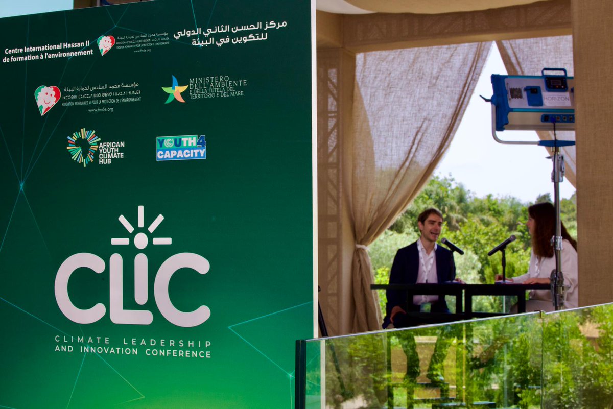 Connect4Climate's tweet image. Capturing vital Digital Media Zone dialogues between thought leaders of disparate backgrounds and generations at the Climate Leadership & Innovation Conference in Morocco 💚