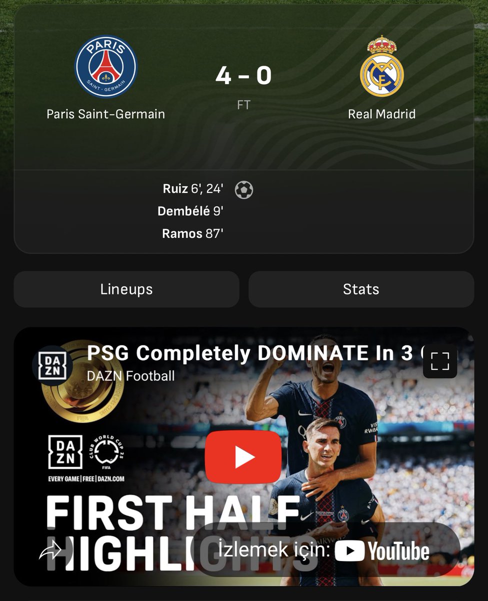 PSG hep dile getirdiğim ATLET takımın vücut bulmuş hali.

9 atlet ve süratli adamı, 2 akıllı teknikle birleştirip akıl almaz iş yapıyorlar.