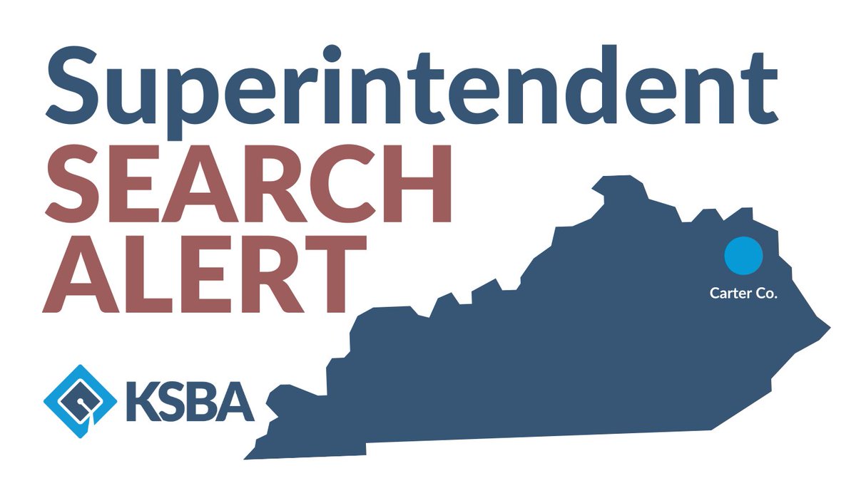 Superintendent opening: Carter County Schools is seeking an outstanding educator with leadership skills capable to extend the momentum of excellence in Carter County Schools. The deadline to apply is Aug. 15. Learn more: ksba.org/CarterCountySu…