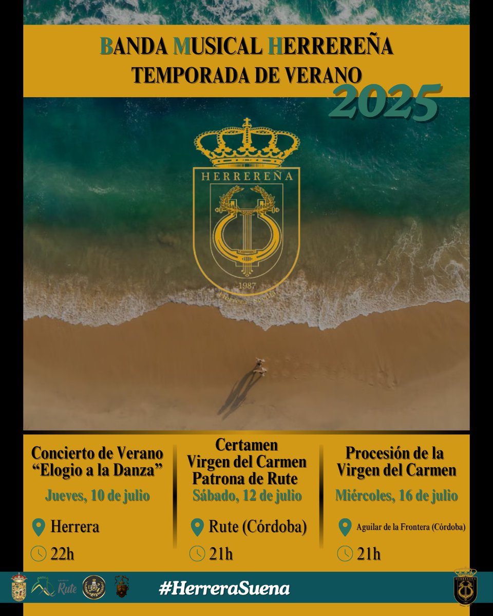 🟨⬛ Esta semana estamos a tope con nuestra temporada de verano.

🌞 No os perdáis ni una nota y refrescaros #AlSondeLaHerrereña

#HerreraSuena
