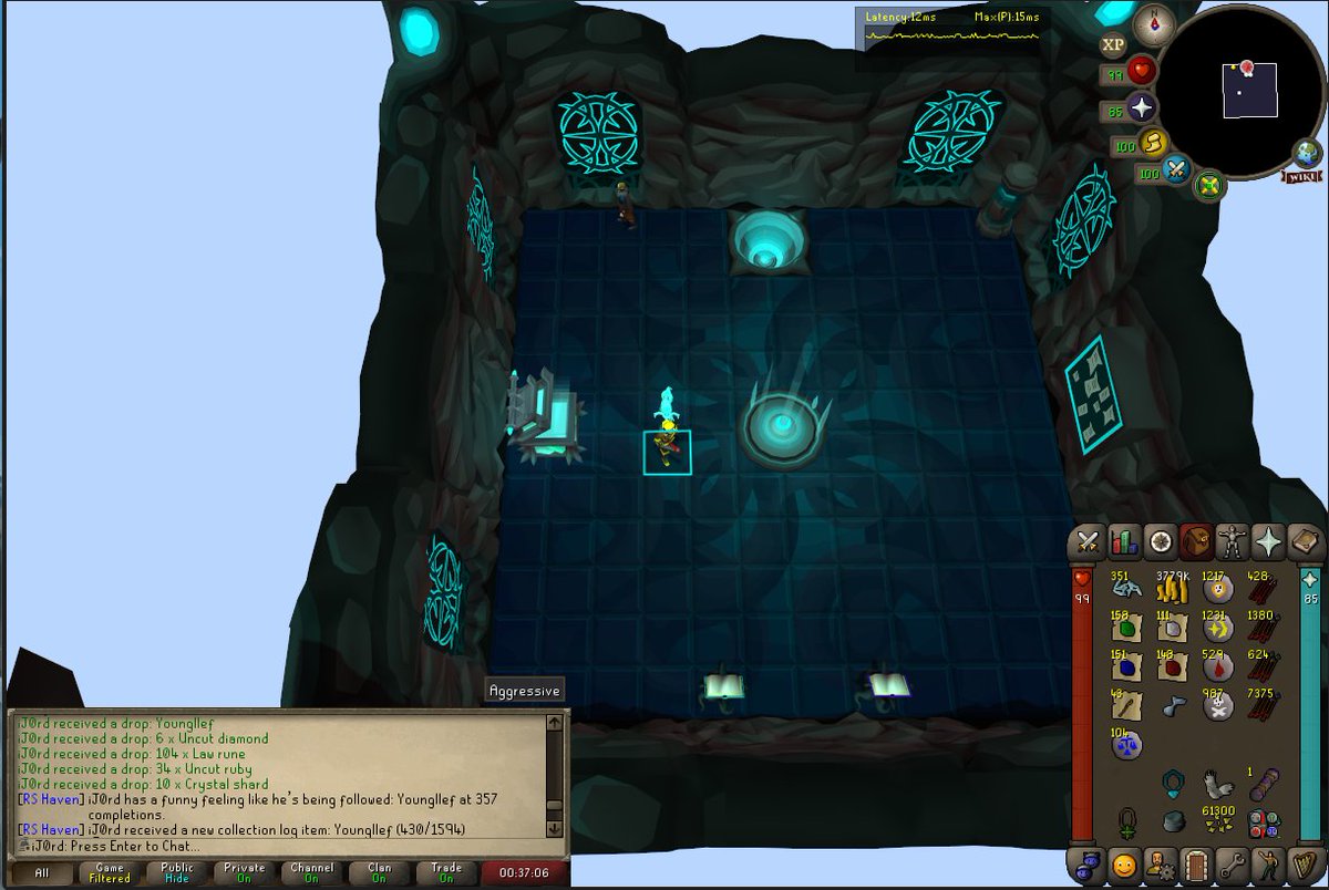 And thats Youngleff at 357kc! #osrs