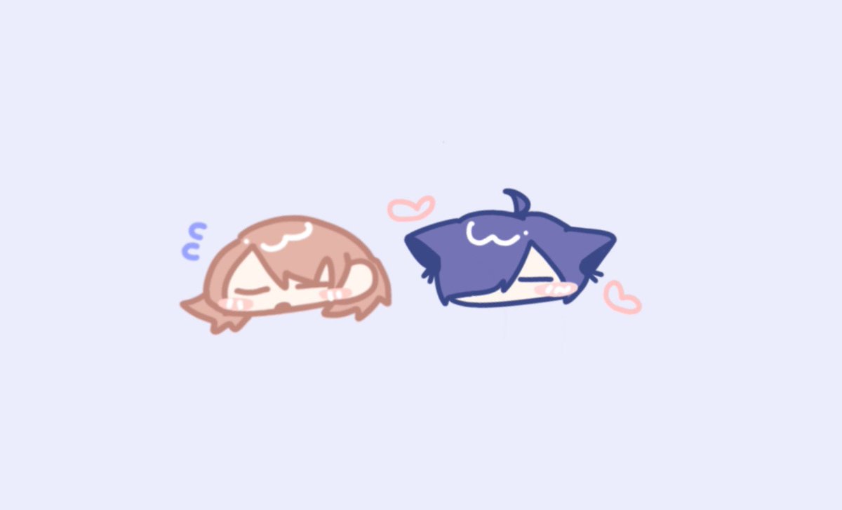 x0ln_'s tweet image. 🩷☺️🐱💙 #主ゆか #shuyuka
