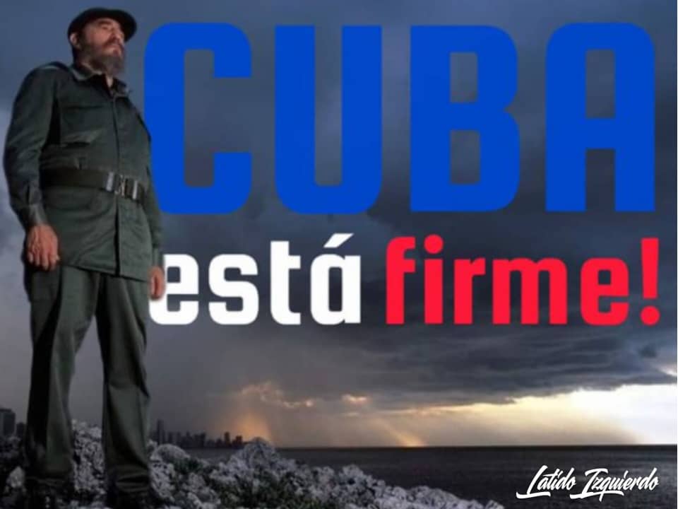 ✊"Un Latido X Cuba" 🇨🇺
Porque tenemos historia
porque nos mueve el amor
porque no acalla el rencor
nuestra voz condenatoria.
Porque tenemos memoria
y la herencia de Girón
es manigua, es redención
es ansia de libertad
es siempre Fidelidad
es Cuba en el corazón.

👉#CubaEstáFirme