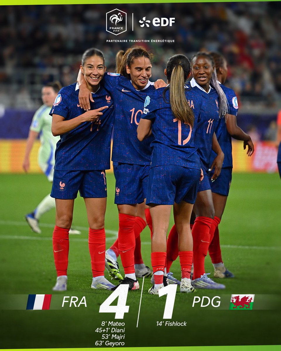 EDF_Foot's tweet photo. Mission accomplie pour les Bleues qui enchaînent avec une 2ème victoire en autant de matchs 💙 💪
Rendez-vous dimanche pour assurer la qualification 🔜
#FRAPDG #EDFFoot #DLDDec https://t.co/kB16v0IYH1