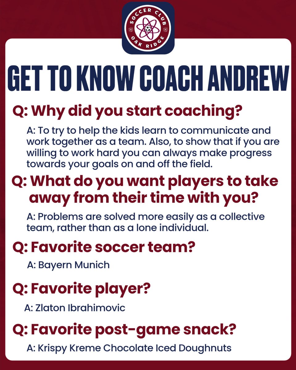 Meet The Coach!
Today we meet the Head Coach of our 2017 Boys White Team.
Coach Andrew is starting his first year coaching for SCOR and is excited to bring these boys together as a team! We are so happy to have him on board!