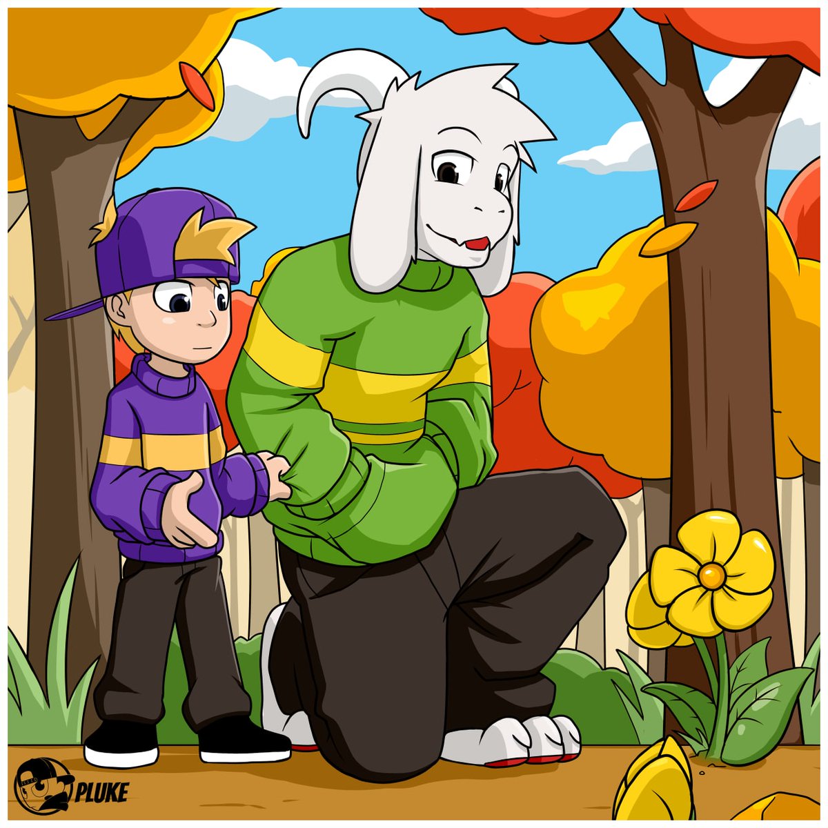 PlukeArt's tweet photo. Vecchi disegni autunnali
.
#Pluke #Deltarune #Undertale #Asriel #AsrielDreemurr #Dreemurr #Videogane #Nerd #TobiFox #FanArt #BigBrother https://t.co/c0oGyBLLHj
