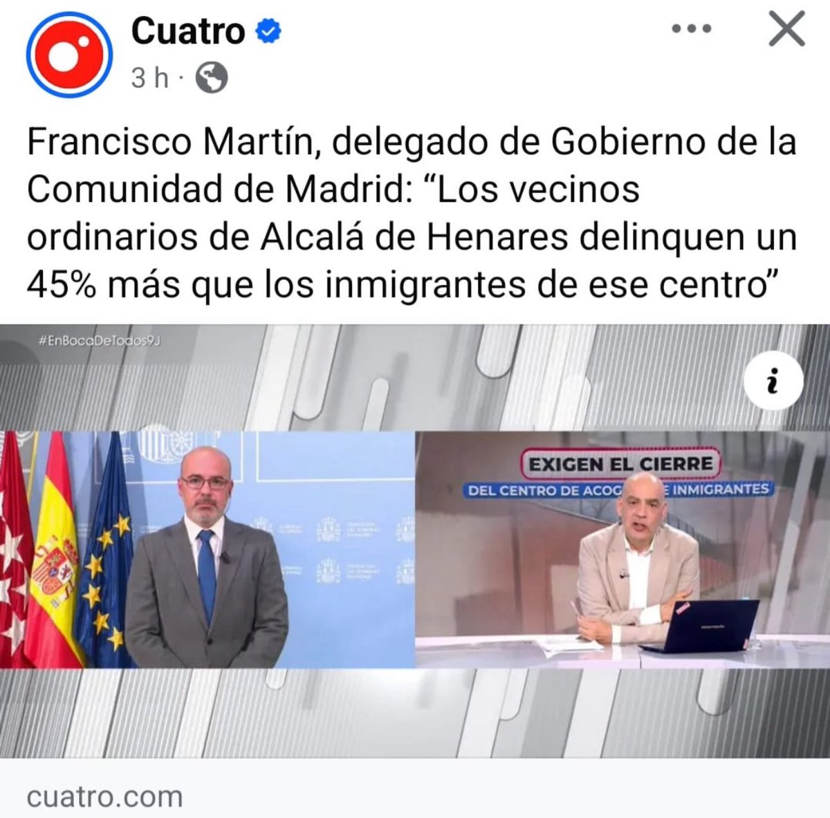 Judith Piquet (@judithpiquet) on Twitter photo El <a href="/DGobiernoMadrid/">Delegación del Gobierno en Madrid 🏛️</a> ha cruzado todos los límites de la indignidad al señalar ahora a los alcalaínos como delincuentes para tapar su falta de capacidad en cualquiera de sus competencias. No dice una verdad y no conoce la vergüenza. El <a href="/DGobiernoMadrid/">Delegación del Gobierno en Madrid 🏛️</a> ha cruzado todos los límites de la indignidad al señalar ahora a los alcalaínos como delincuentes para tapar su falta de capacidad en cualquiera de sus competencias. No dice una verdad y no conoce la vergüenza.